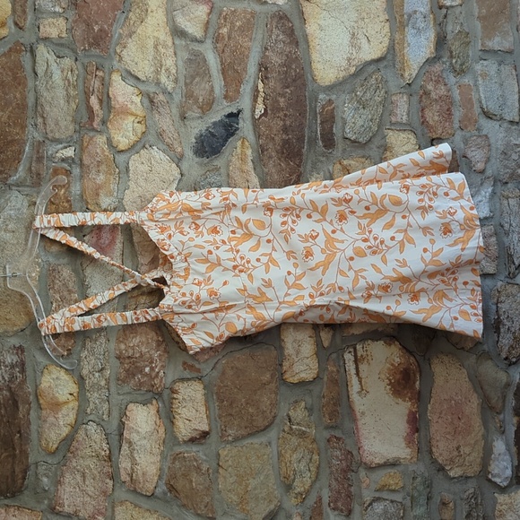 Anthropologie x Maeve Sweetheart Mini Dress floral Yellow and White Size… - Picture 3 of 14